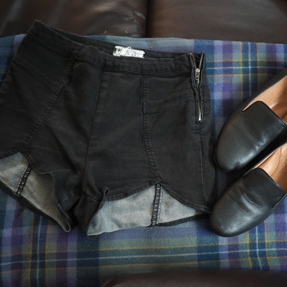 Free People Pants - Free People Black Shorts